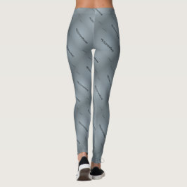 Legging DESENHAR MODERN abstrato em cinza branco preto
