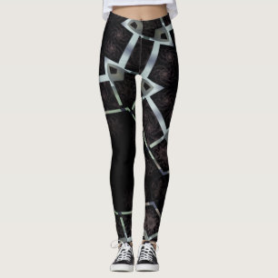 Legging DESENHAR MODERN em cinza preto