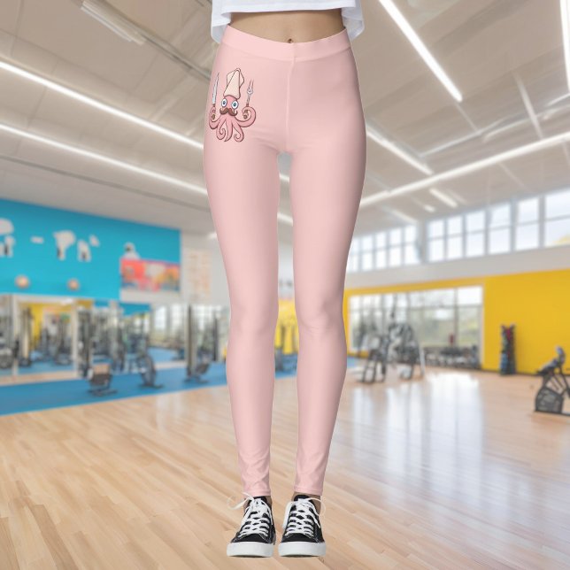 Legging Desenho animado de chef lula (Criador carregado)