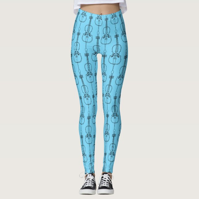Legging Desenho da Linha Cello (Frente)