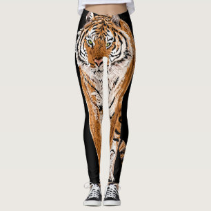 Legging Desenho de Bengala Tiger: Impressão em Animais Vin