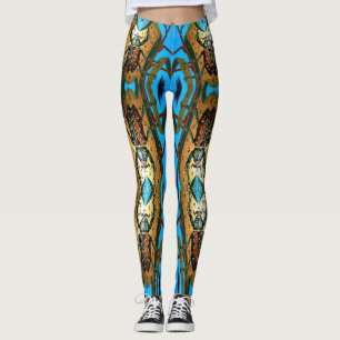 Legging Desenho de besouro escaravelho super vibrante