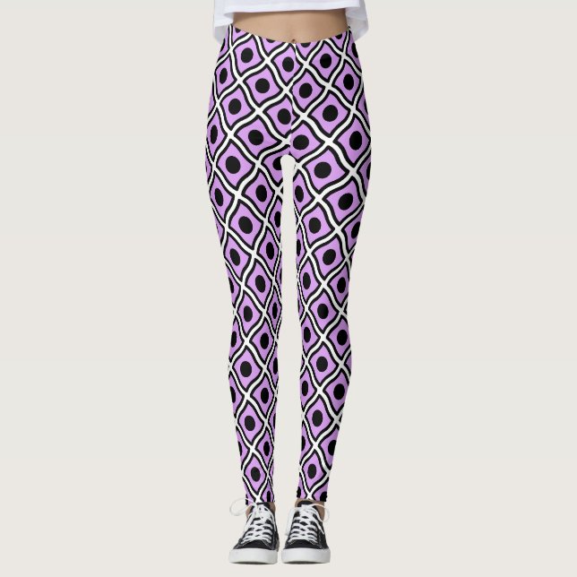 Legging desenho de padrões (Frente)