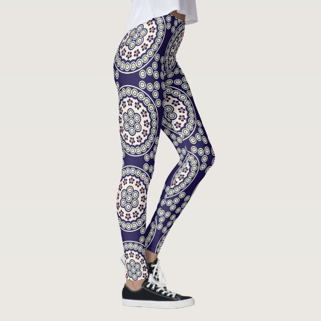 Legging Desenho polonês de cerâmica tradicional (Direita)
