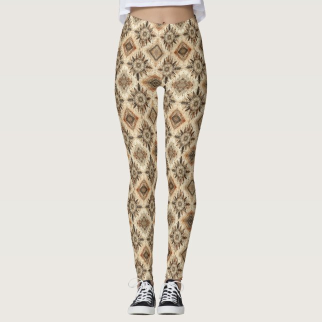 Legging Desenhos do Deserto (Frente)