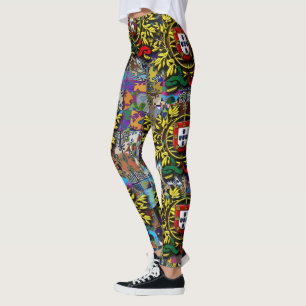 Legging desenhos portugueses