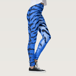 Legging Desert Blue Tiger Skyx Impressão