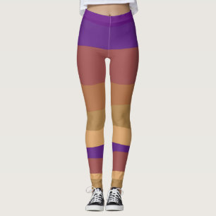 Legging Deserto Colorido Roxo e Laranja