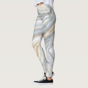 Legging Design Abstrato com Cinza