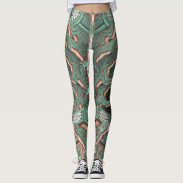 Legging Design abstrato Criado por Arte Clássica Coreana e