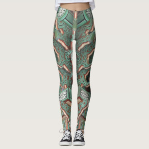 Legging Design abstrato Criado por Arte Clássica Coreana e
