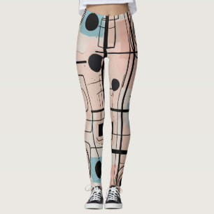 Legging Design abstrato moderno, Travesseiro decorativo de