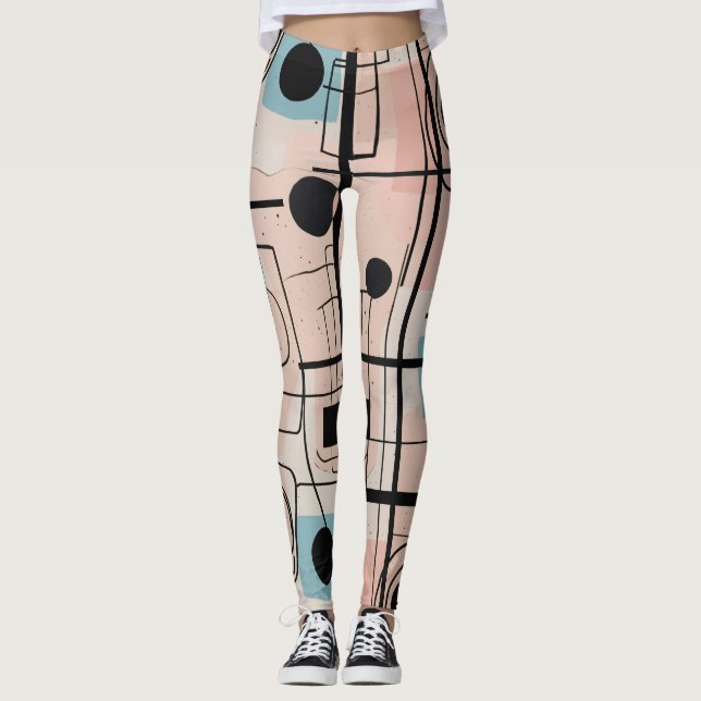 Legging Design abstrato moderno, Travesseiro decorativo de (Frente)