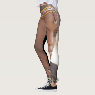 Legging Design africano da mulher