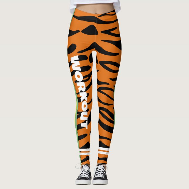 Legging Design colorido Cheetah impressão l Clássico moder (Frente)