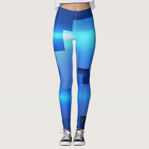 Legging Design da Caixa Quadrada Geométrica do Mosaico