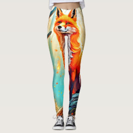 Legging Design da Cena Fox Crimson