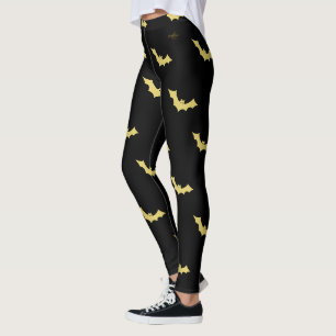 Legging Design da Poeta Adiela Akoo do Bat Halloween