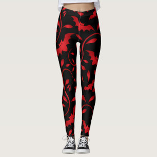Legging design de Bats Voadores Assustadores do halloween