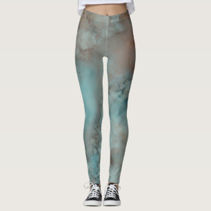 Legging Design de Blend Azul-Blush