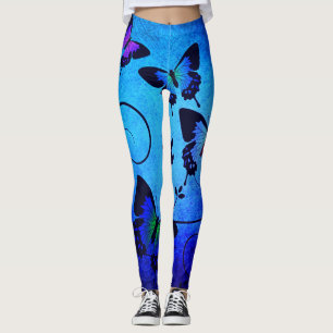 Legging Design de borboleta