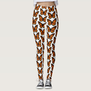 Legging Design de borboleta monarca - Pernas