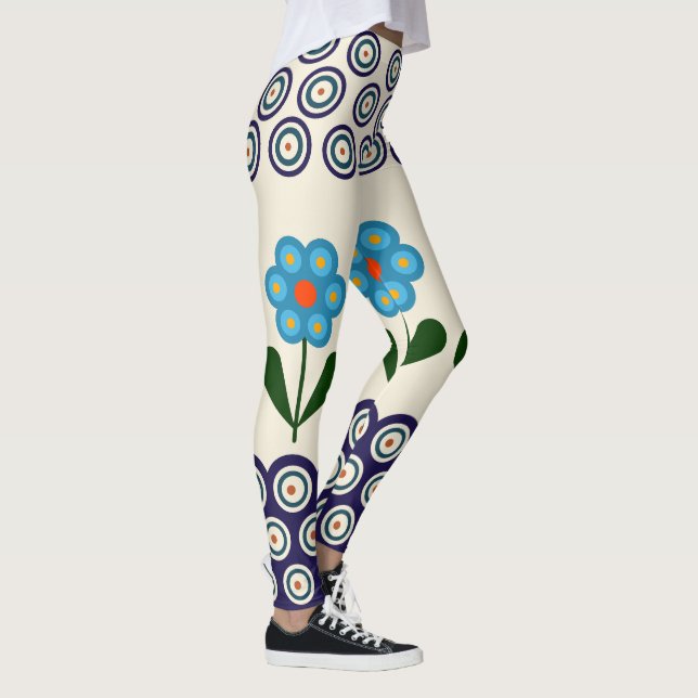 Legging Design de cerâmica tradicional polonesa (Direita)