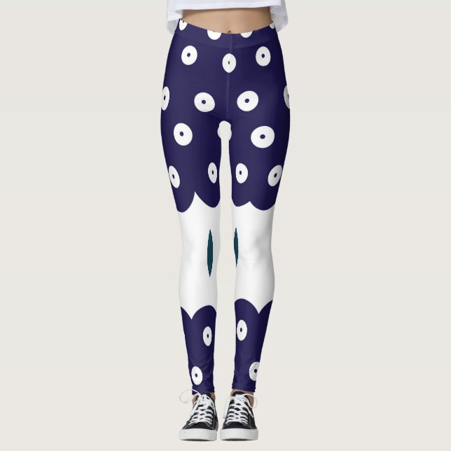 Legging Design de cerâmica tradicional polonesa (Frente)