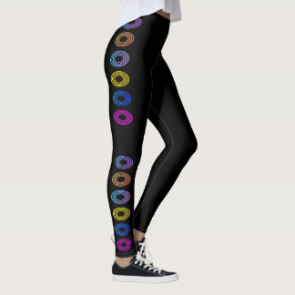 Legging Design de Círculos de Miami