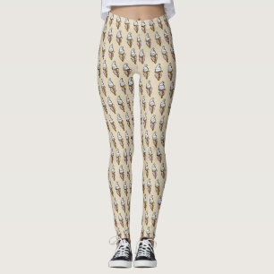 Legging Design de Cone de Sorvete
