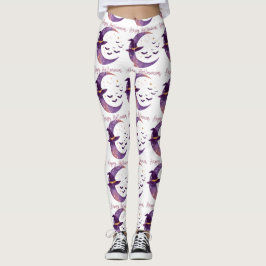 Legging Design de Dia das Bruxas Místicas