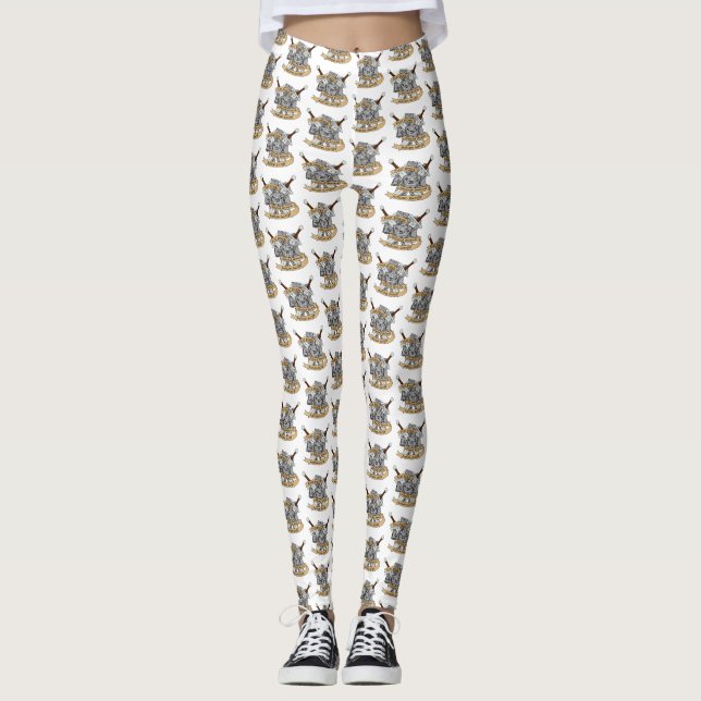 Legging Design de Dice de Combatente (Frente)