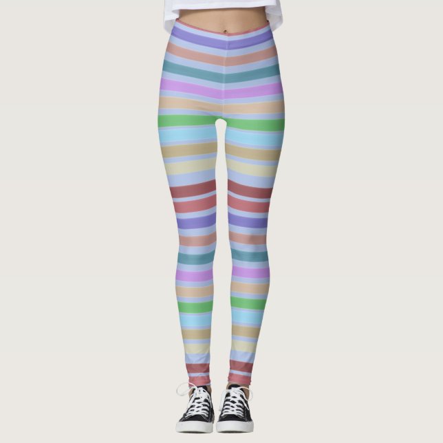 Legging Design de distribuição colorida (Frente)