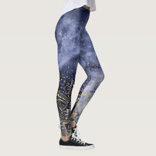 Legging design de dourada escumalha