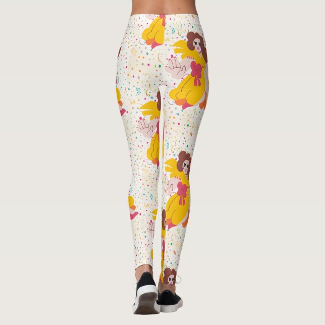 Legging Design DE ESTILO DE PADRÃO (Verso)