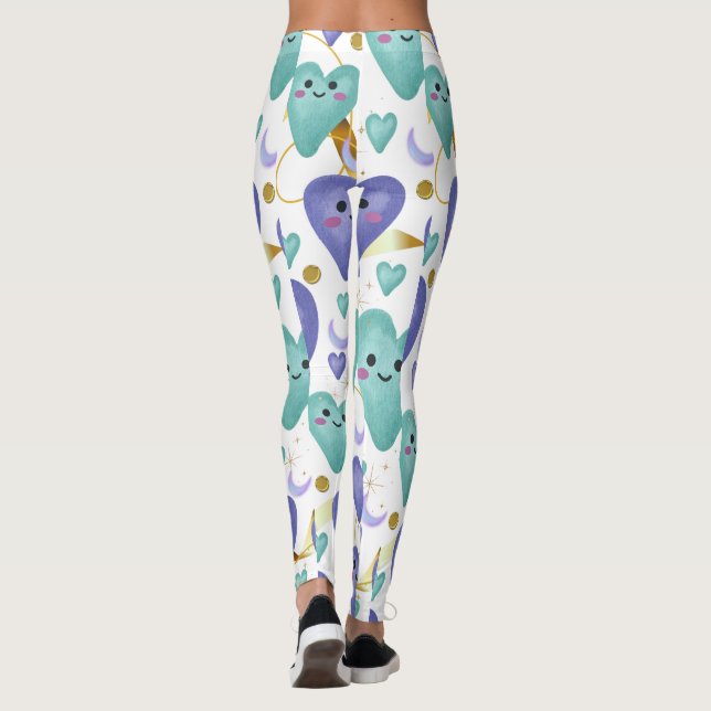 Legging Design DE ESTILO DE PADRÃO (Verso)