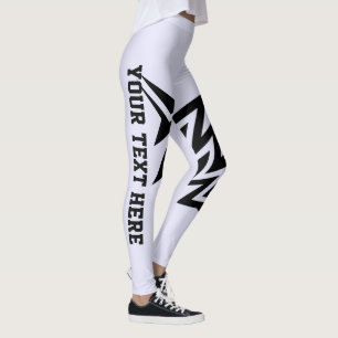 Legging Design de Estrela Tribal Personalizado Lavanda