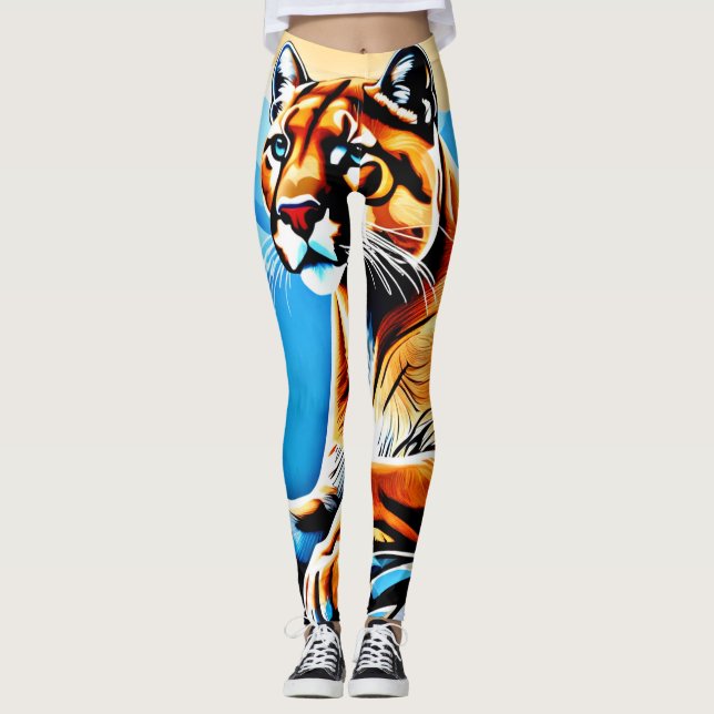 Legging Design de Exibição de Açúcar Alpino (Frente)
