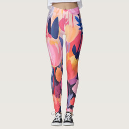 Legging design de Flor Colorido
