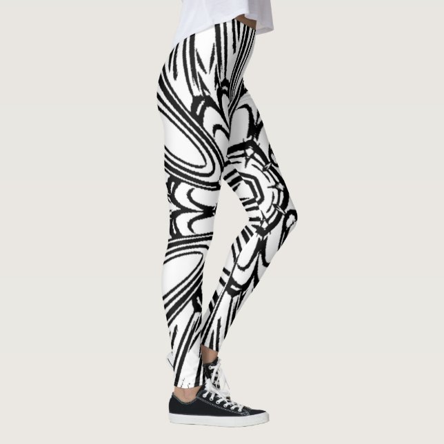 Legging design de flores bonitas e únicas (Direita)