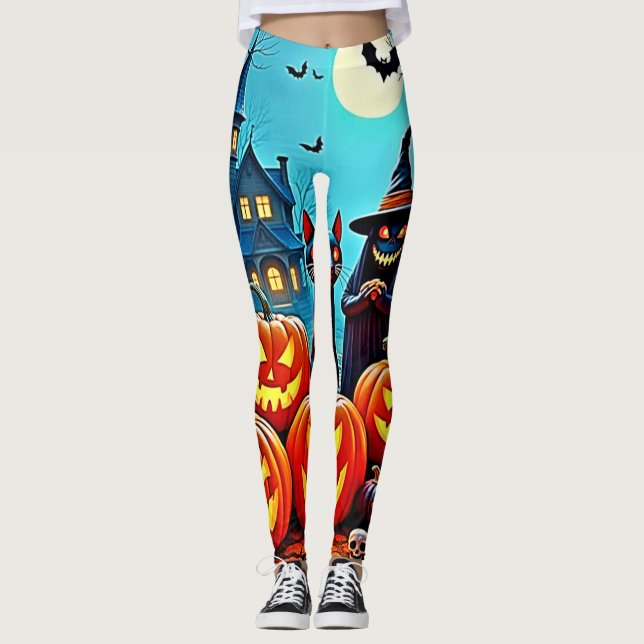 Legging Design de Halloween (Frente)
