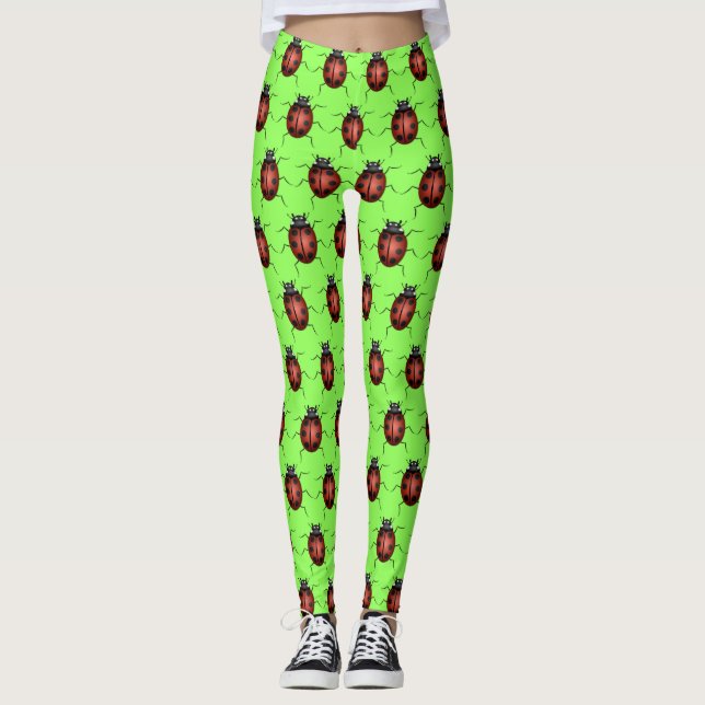 Legging Design de inseto joaninha (Frente)