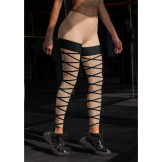 Legging Design de meias estranhas para a mulher