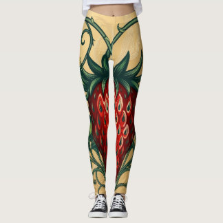 Legging Design de Morango 