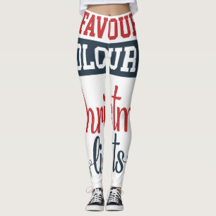 Legging Design de Natal com luzes
