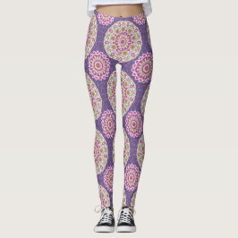 Legging design de padrão aloheio