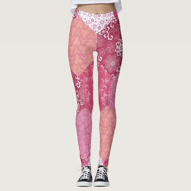 Legging Design de Padrão de Estilo Japonês (Frente)