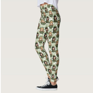 Legging Design de Padrão de Meninas Soldier Animes