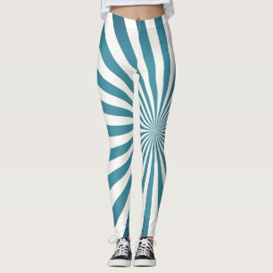 Legging Design de Padrão Geométrico Astral