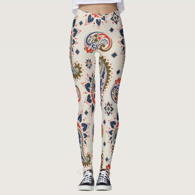 Legging Design de padrão uniforme clássico. (Frente)